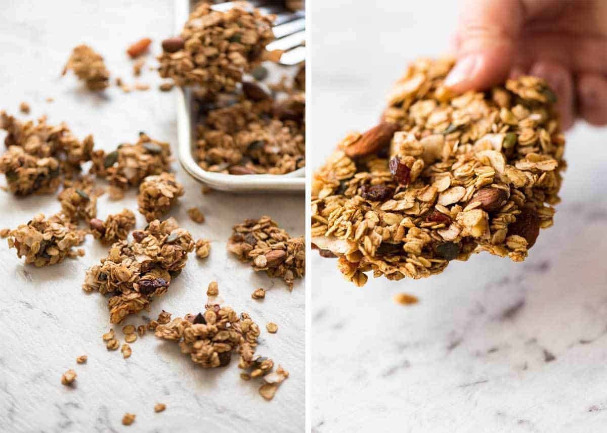 The Ultimate Guide - Build Your Own Healthy Homemade Granola, loose or CLUMPY! recipetineats.com