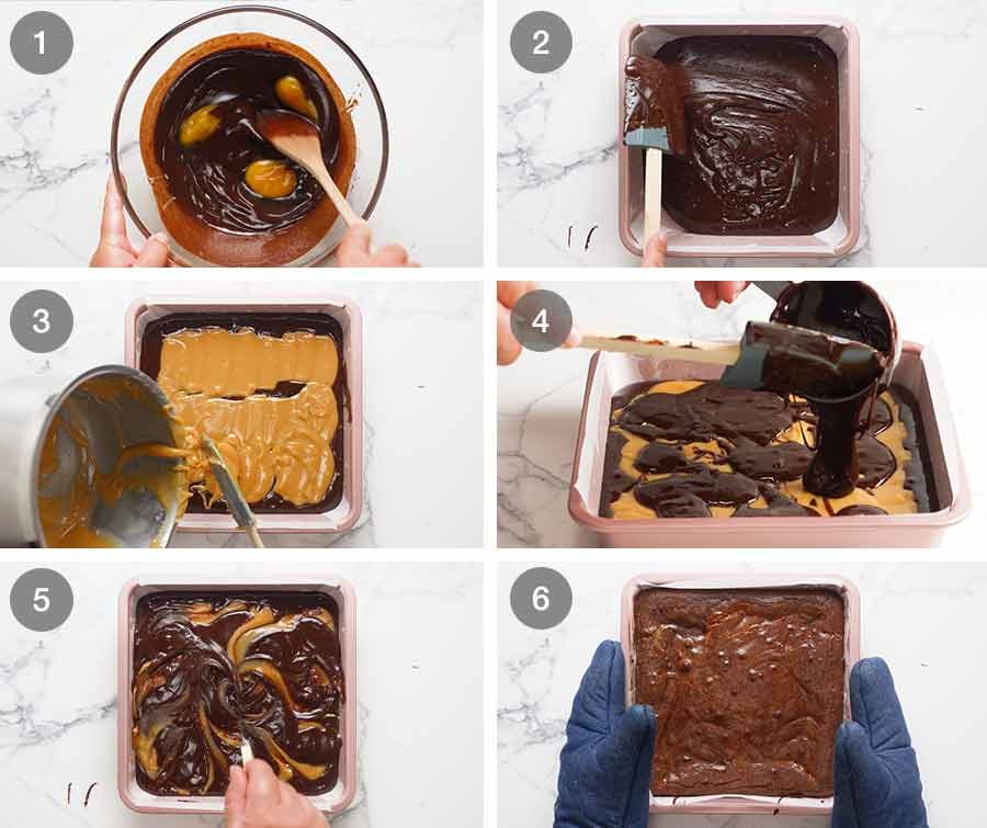 How to make Caramel Brownies