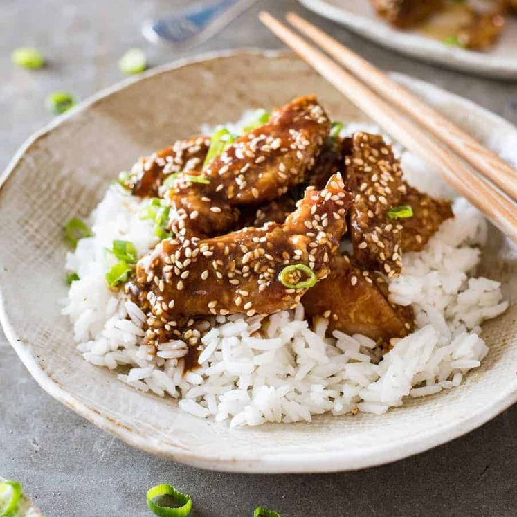 Easy Chinese Honey Sesame Chicken