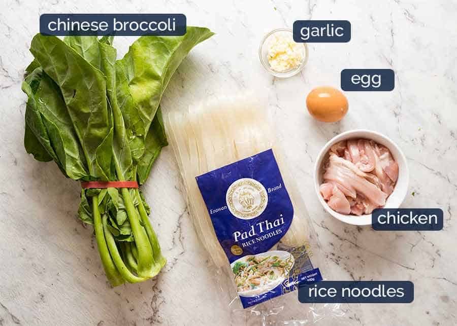 Ingredients in Pad See Ew