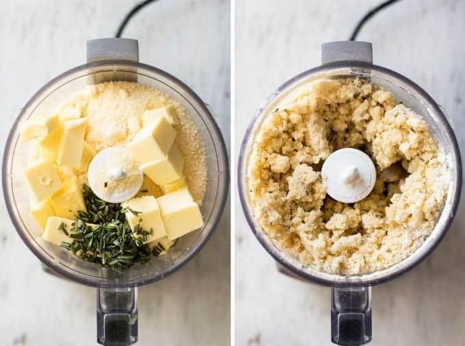 Parmesan Shortbread Biscuit - Butter, flour and parmesan (rosemary optional) is all you need to make these perfectly buttery, crumbly shortbread biscuits.