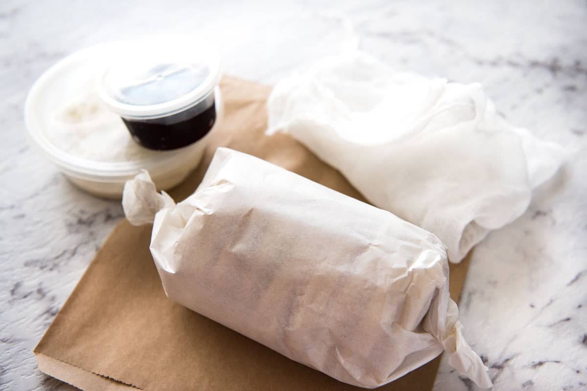 Packing pikelets to take to a morning tea