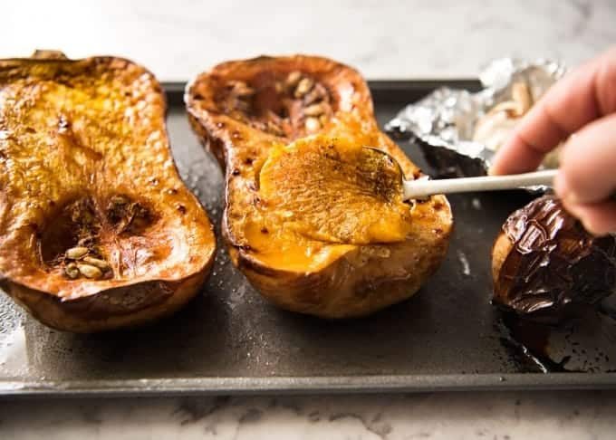 No Chop Roasted Pumpkin Soup_9