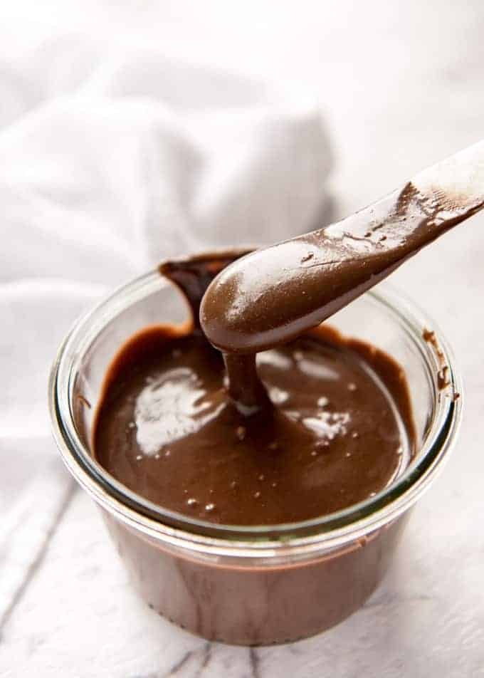 Homemade Nutella - Hazelnuts, cocoa, confectionary sugar, vanilla and oil is all you need to make Nutella at home. Better than store bought! recipetineats.com