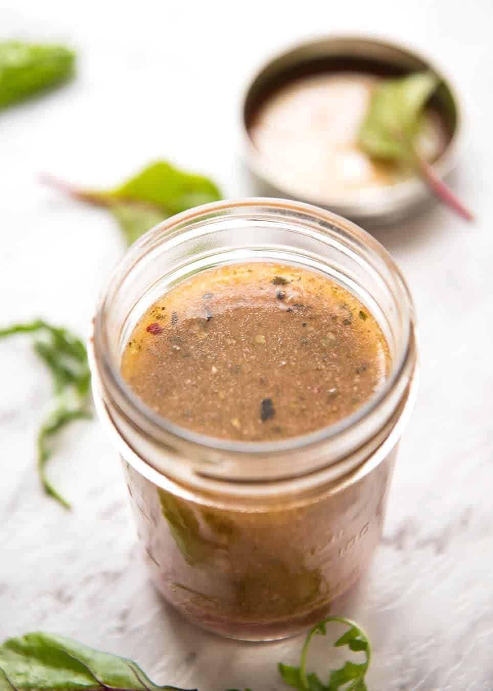 Italian Dressing - the one dressing everyone should ALWAYS have in the fridge! Keeps for 2 weeks. www.recipetineats.com