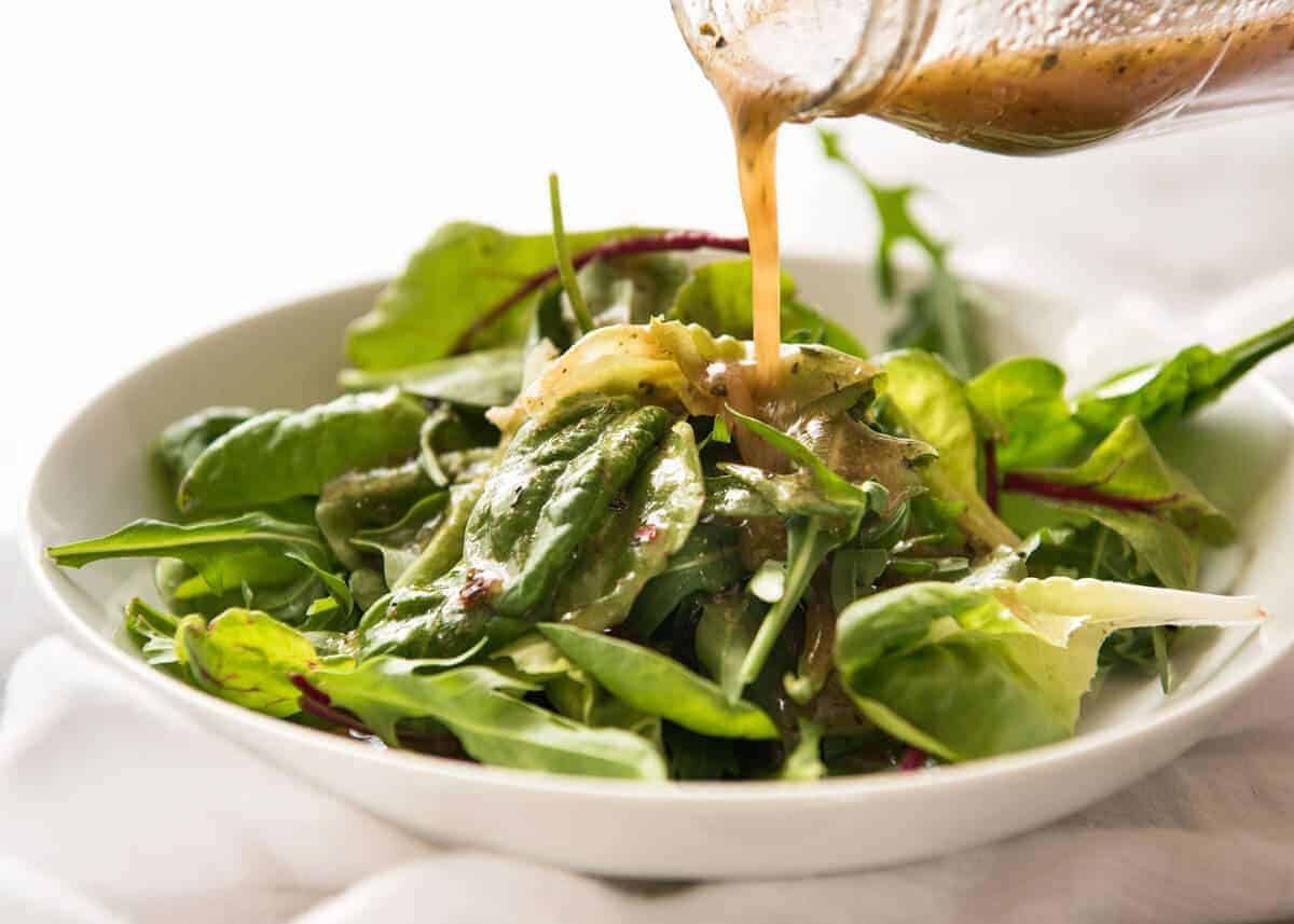 Italian Dressing - the one dressing everyone should ALWAYS have in the fridge! Keeps for 2 weeks. www.recipetineats.com