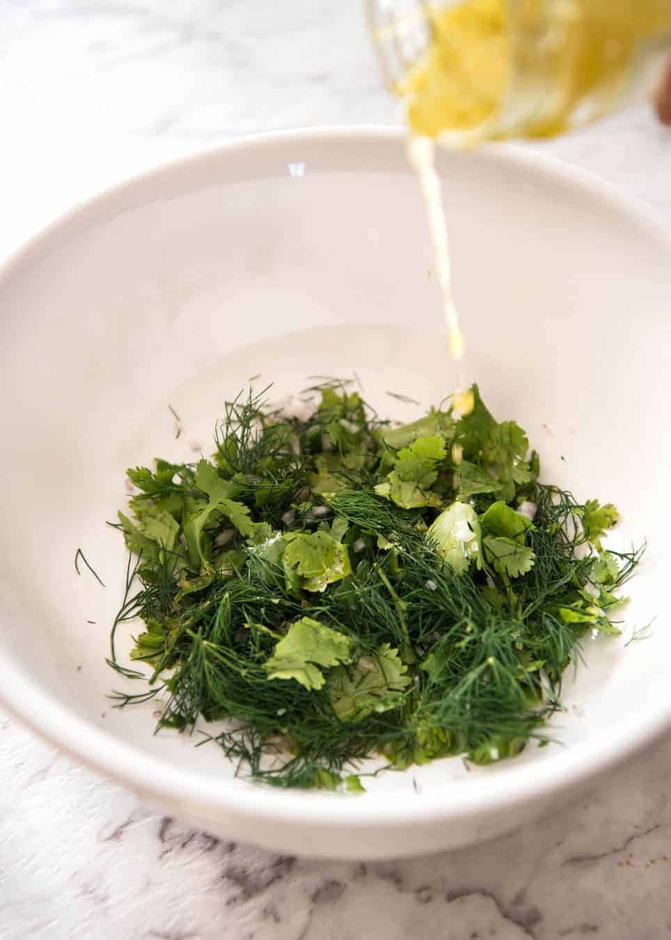 Iceberg Lettuce Salad with Dill www.recipetineats.com