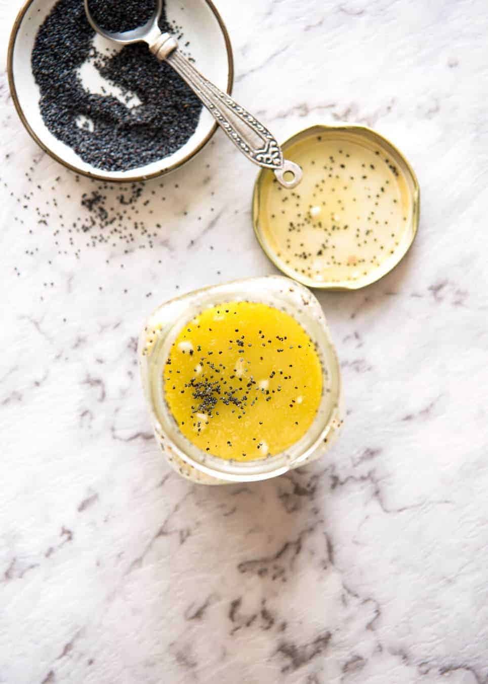 Poppyseed Salad Dressing is so much more than just a dressing with poppyseed in it! It has a unique nutty aroma. Keeps for 3 weeks. www.recipetineats.com