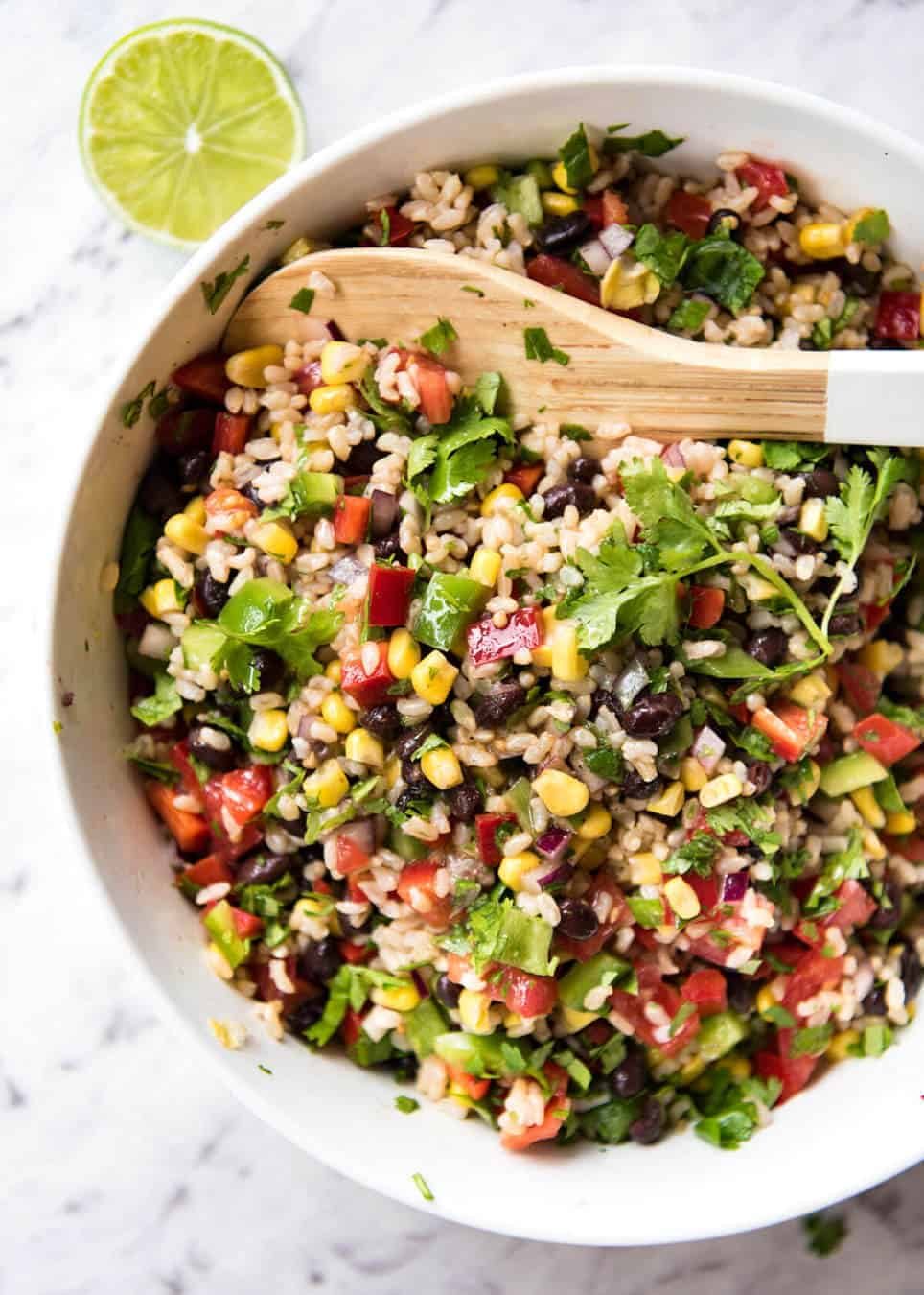 Bright, zesty, and full of flavour, this Cowboy Rice Salad will transport you to the wild, wild west!