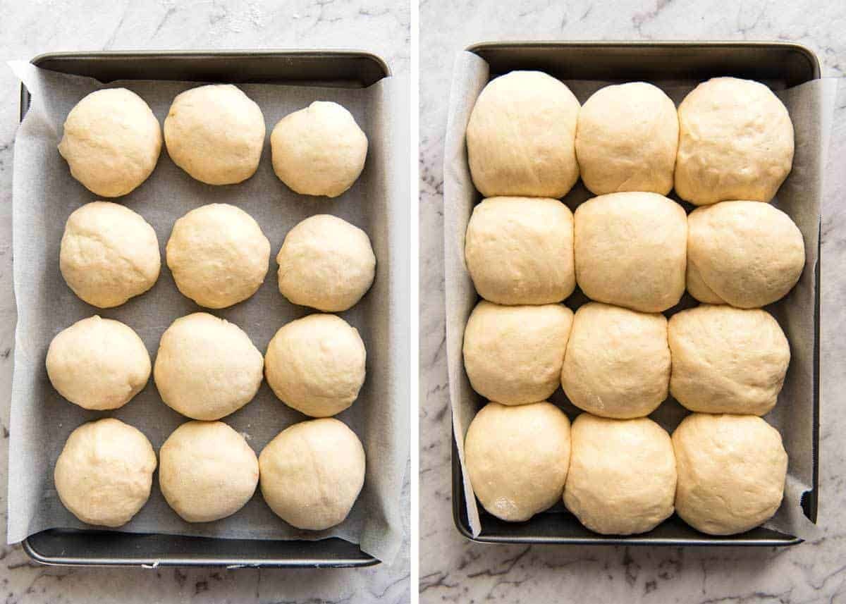 These No Knead Dinner Rolls are like magic! Astonishingly easy, no stand mixer, just mix the ingredients in a bowl! recipetineats.com
