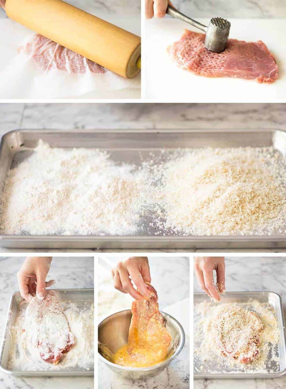 There is nothing quite like a freshly made schnitzel. Extra crunchy and golden, make this with pork, chicken, veal or turkey. www.recipetineats.com