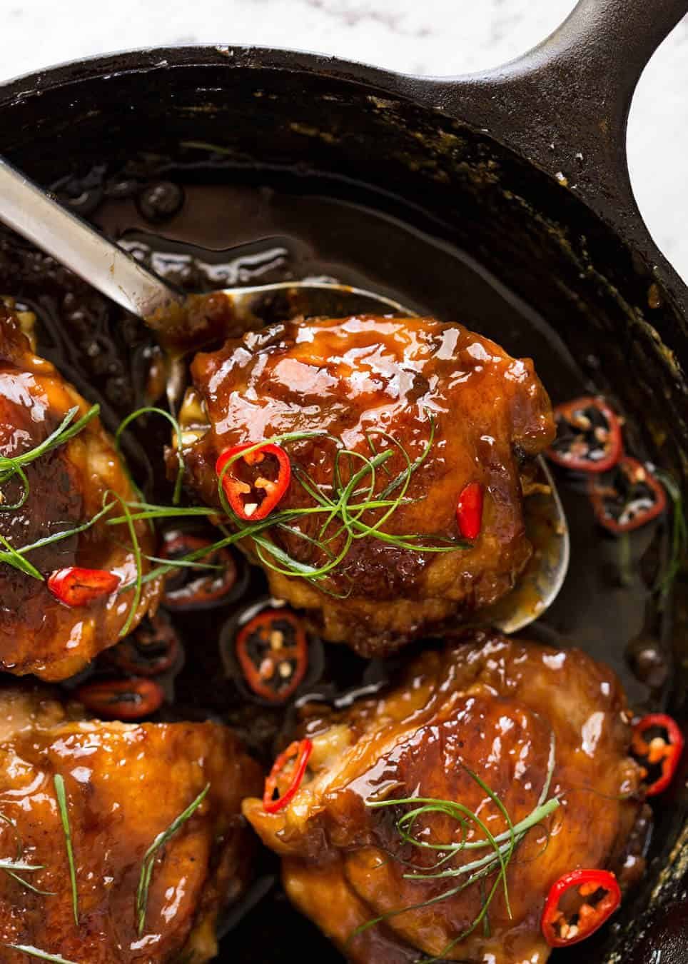 Vietnamese Coconut Caramel Chicken - 7 ingredient magic. The coconut fragrance is heavenly! recipetineats.com