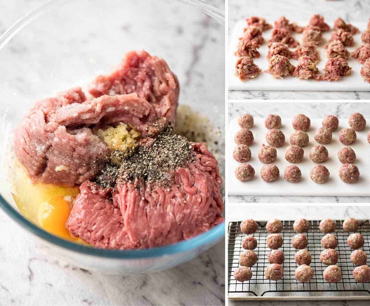 How to Make Cocktail Meatballs www.recipetineats.com