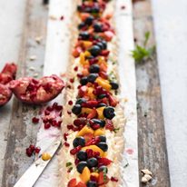 The Never Ending Meringue Tart - Easy, make ahead, show stopper dessert for a crowd! recipetineats.com