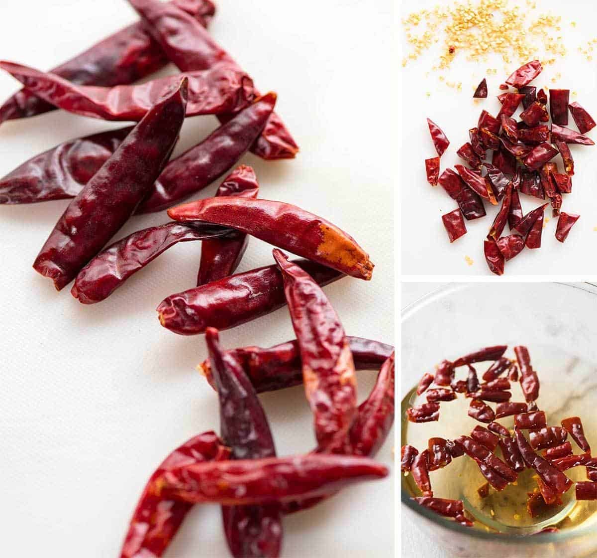 A key ingredient in Thai Red Curry Paste - dried red chillies.