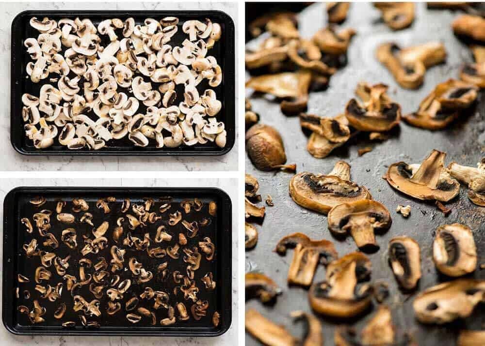 Baked Mushrooms for Veggie Burgers