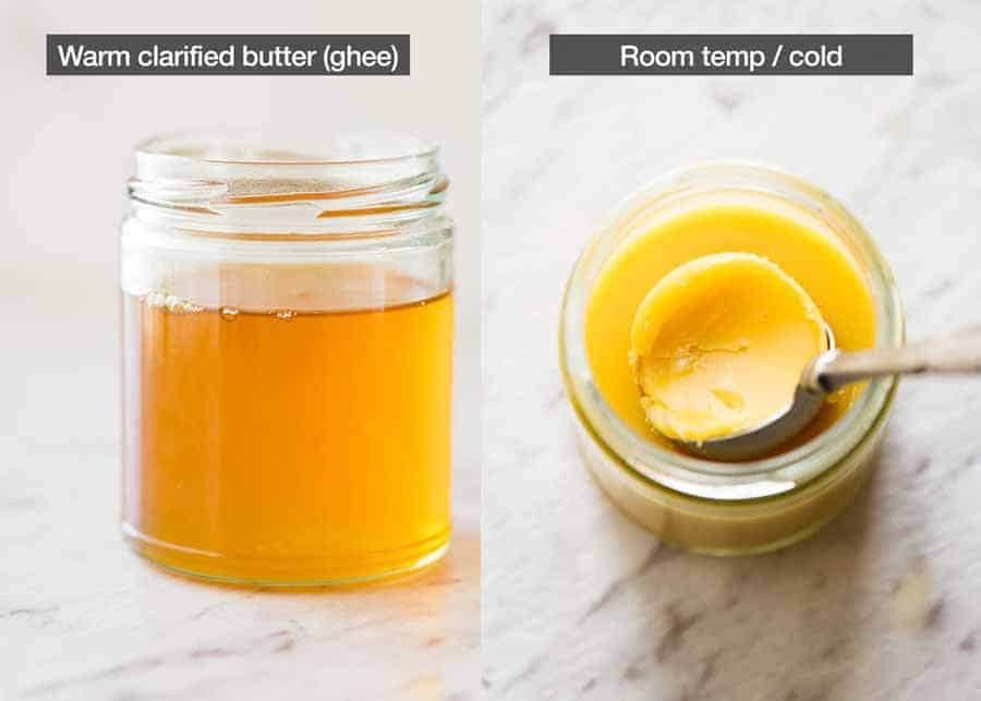 Ghee in a jar