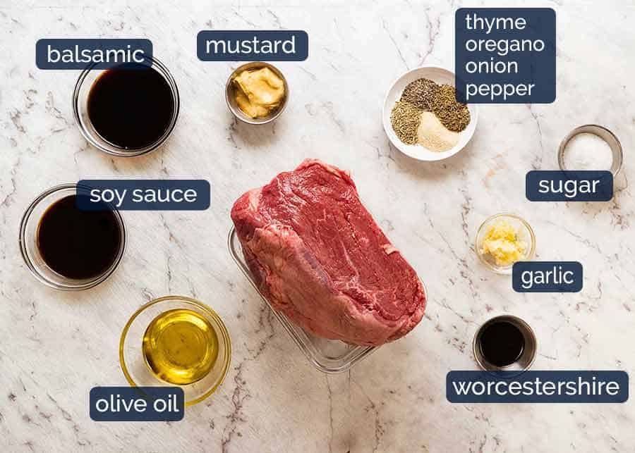 Marinated Roast Beef ingredients