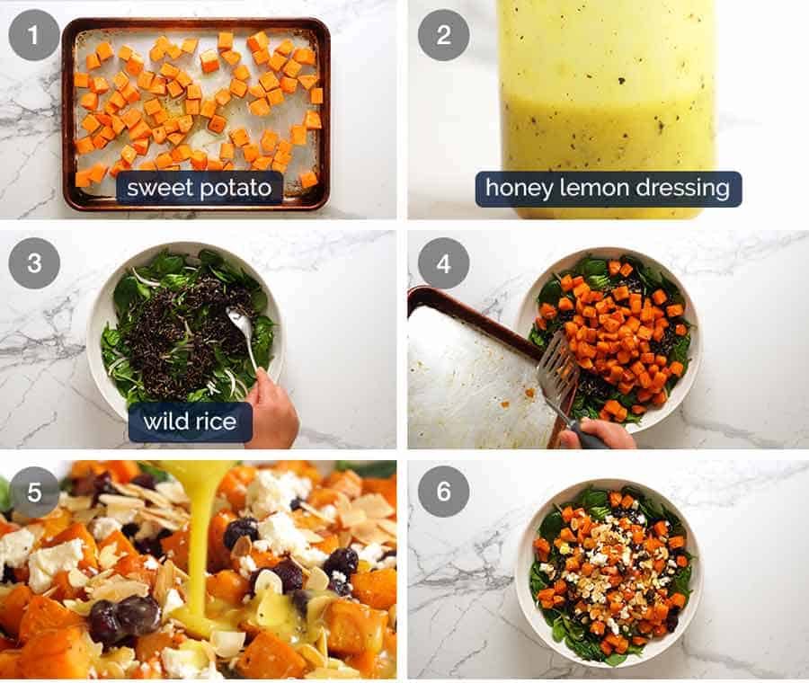 How to make Sweet Potato Salad with Honey Lemon Dressing