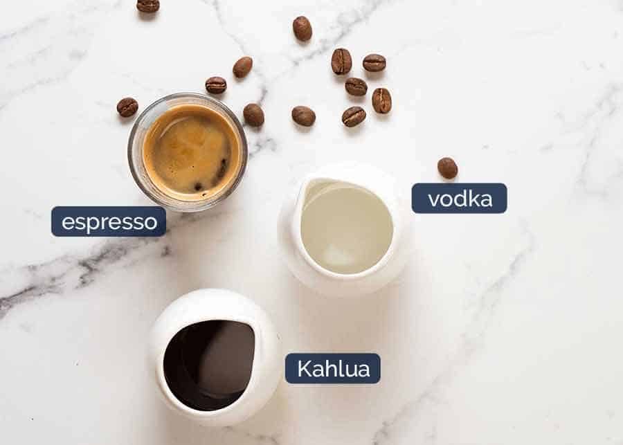 What goes in an coffee cocktail (Martini)