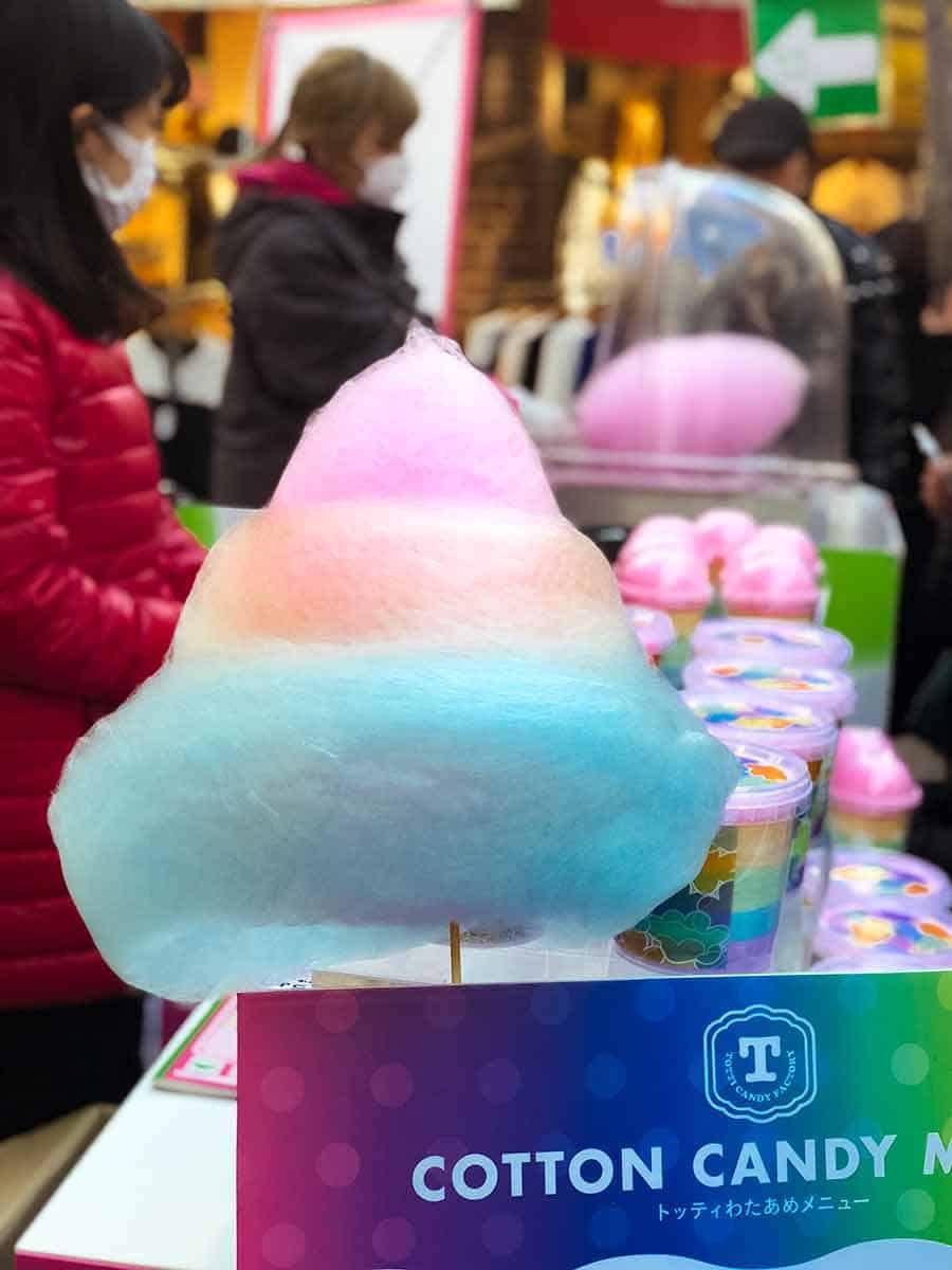 Harajuku Takeshito Dori street fairy floss