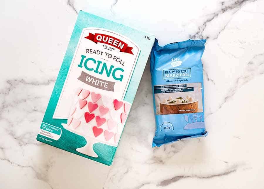 Christmas Cake - marzipan and fondant