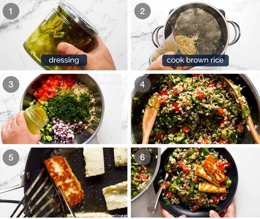 How to make Brown Rice Salad