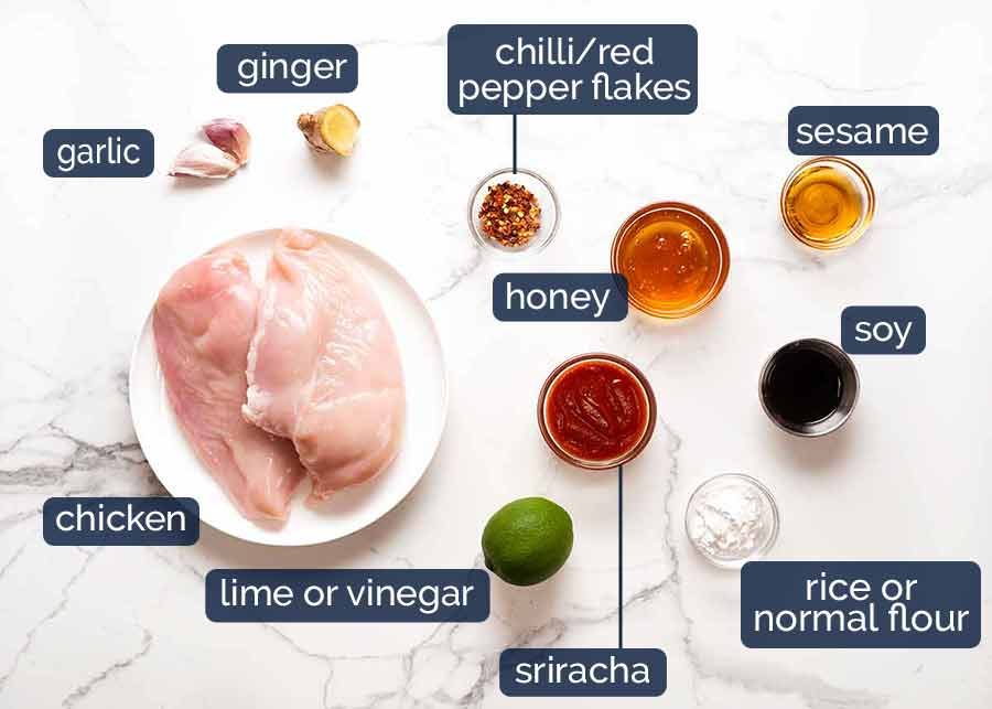 What goes in Asian Chilli Chicken