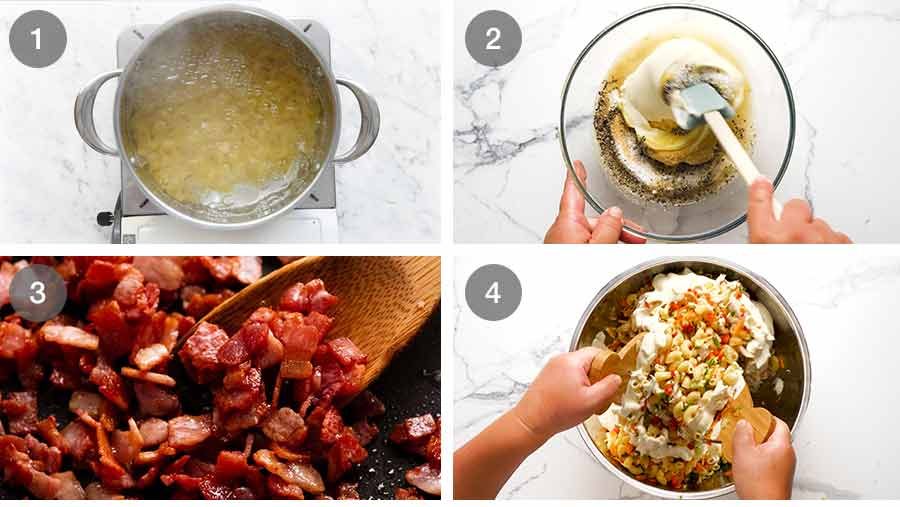 How to make Creamy Chicken Pasta Salad