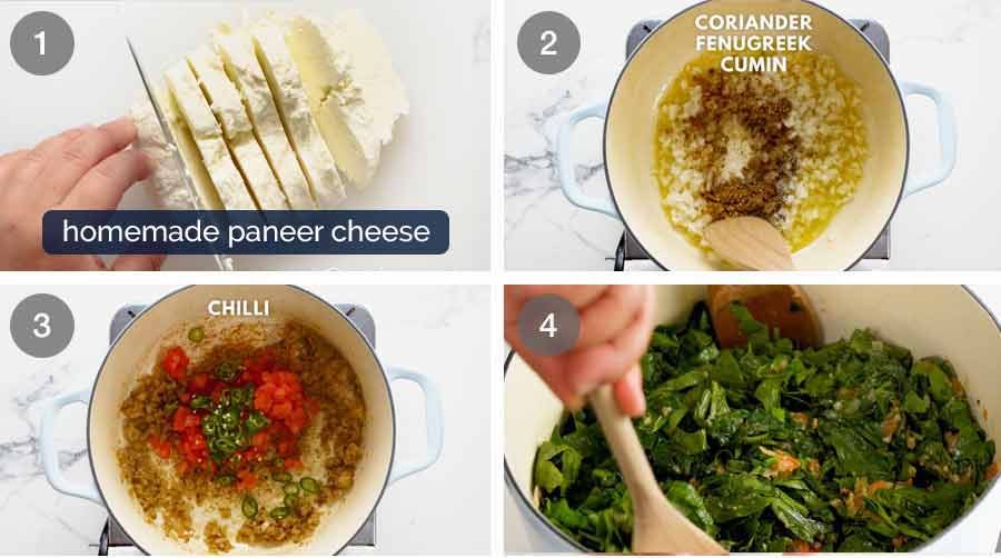 How to make Palak Paneer