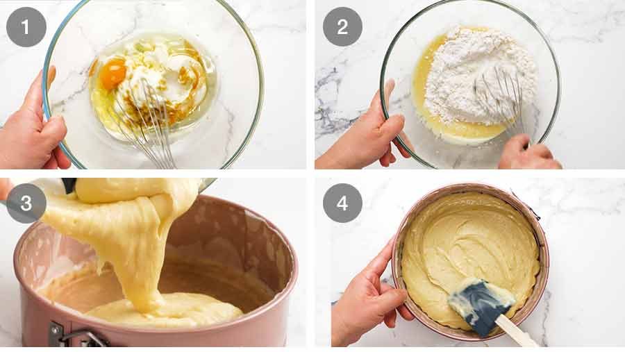 How to make Blueberry Custard Cake