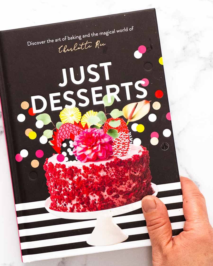 Olive oil hazelnut cake from Just Desserts by Charlotte Ree