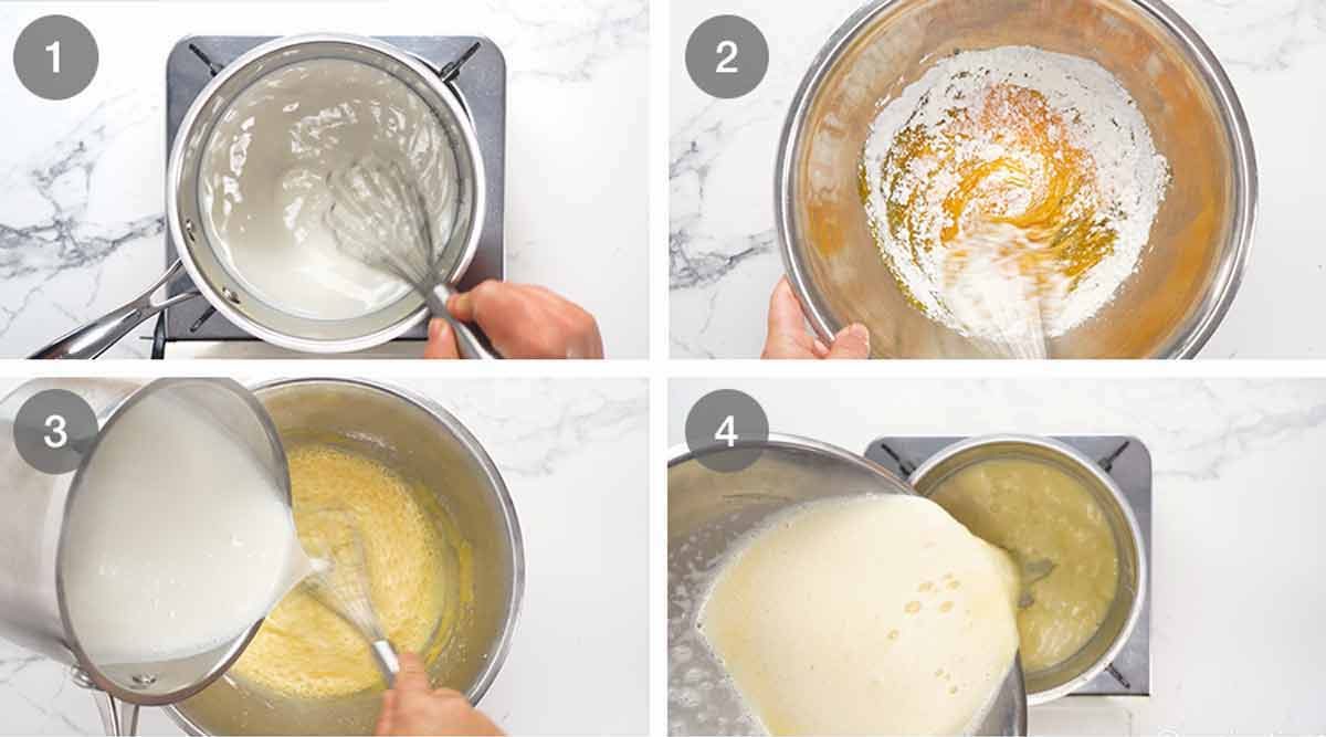 How to make Chocolate custard cake