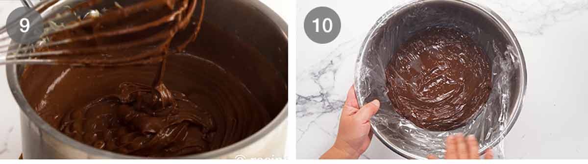 How to make Chocolate custard cake
