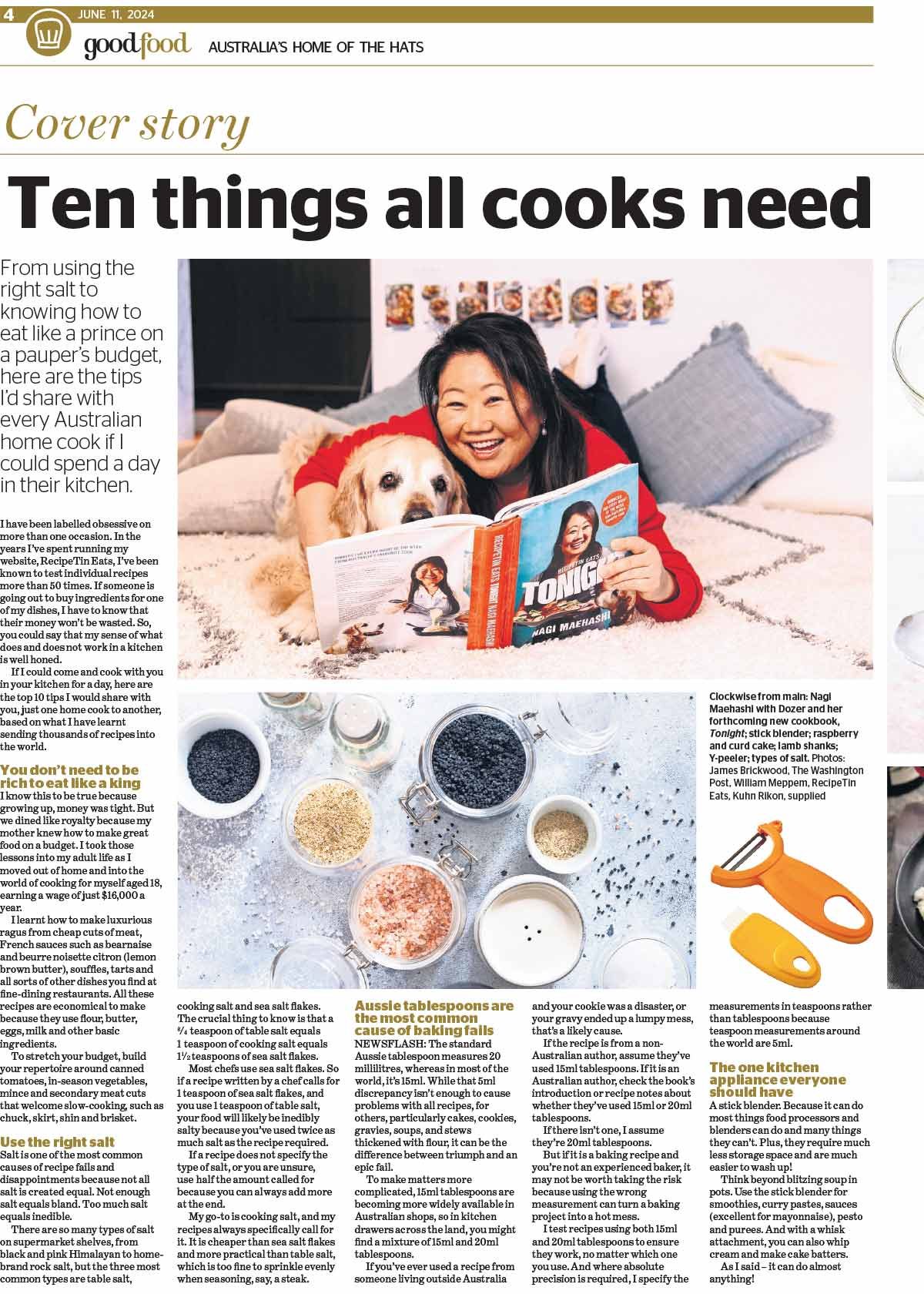 Dozer on Good Food Cover 11 June 2024