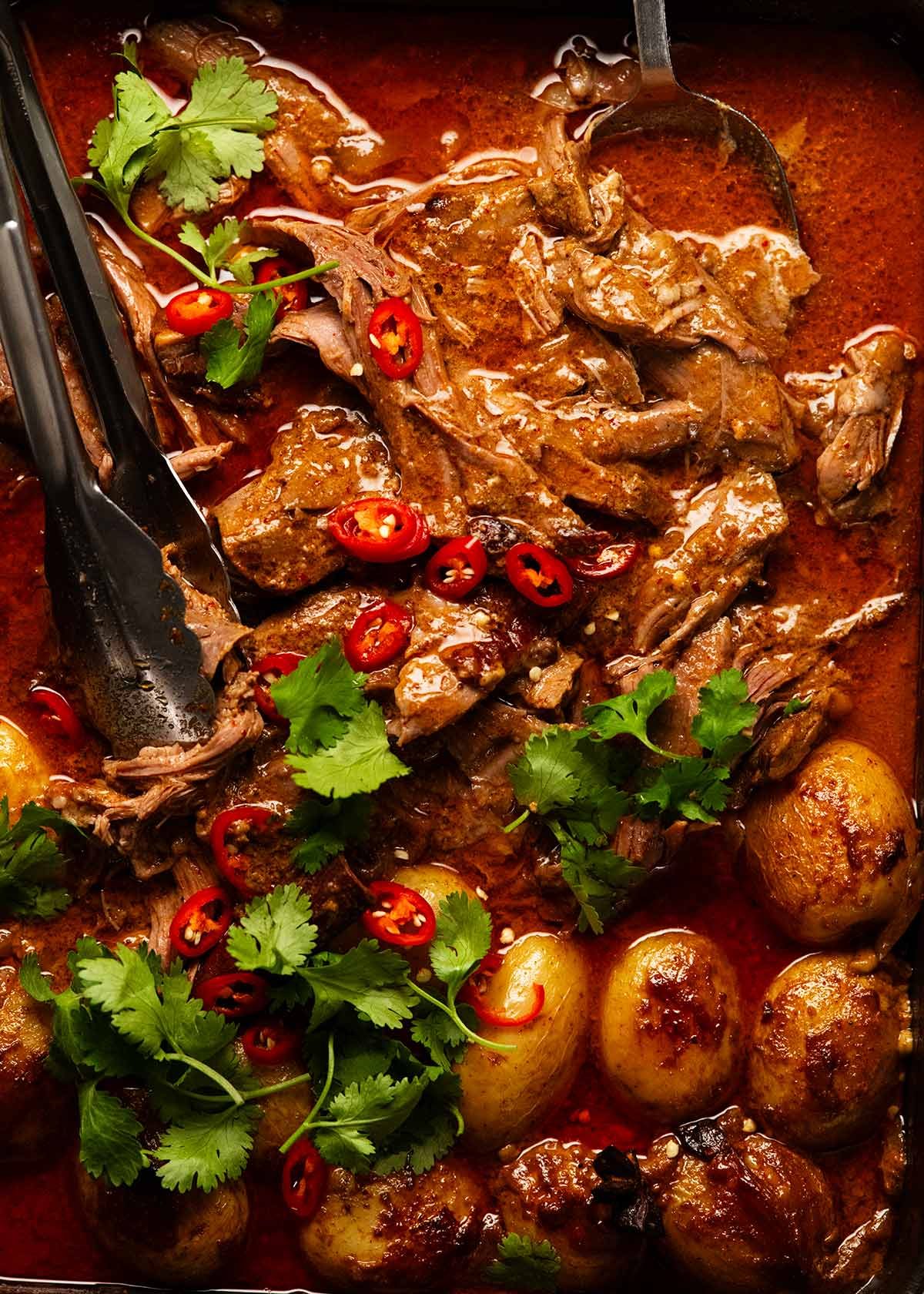 Massaman lamb shoulder