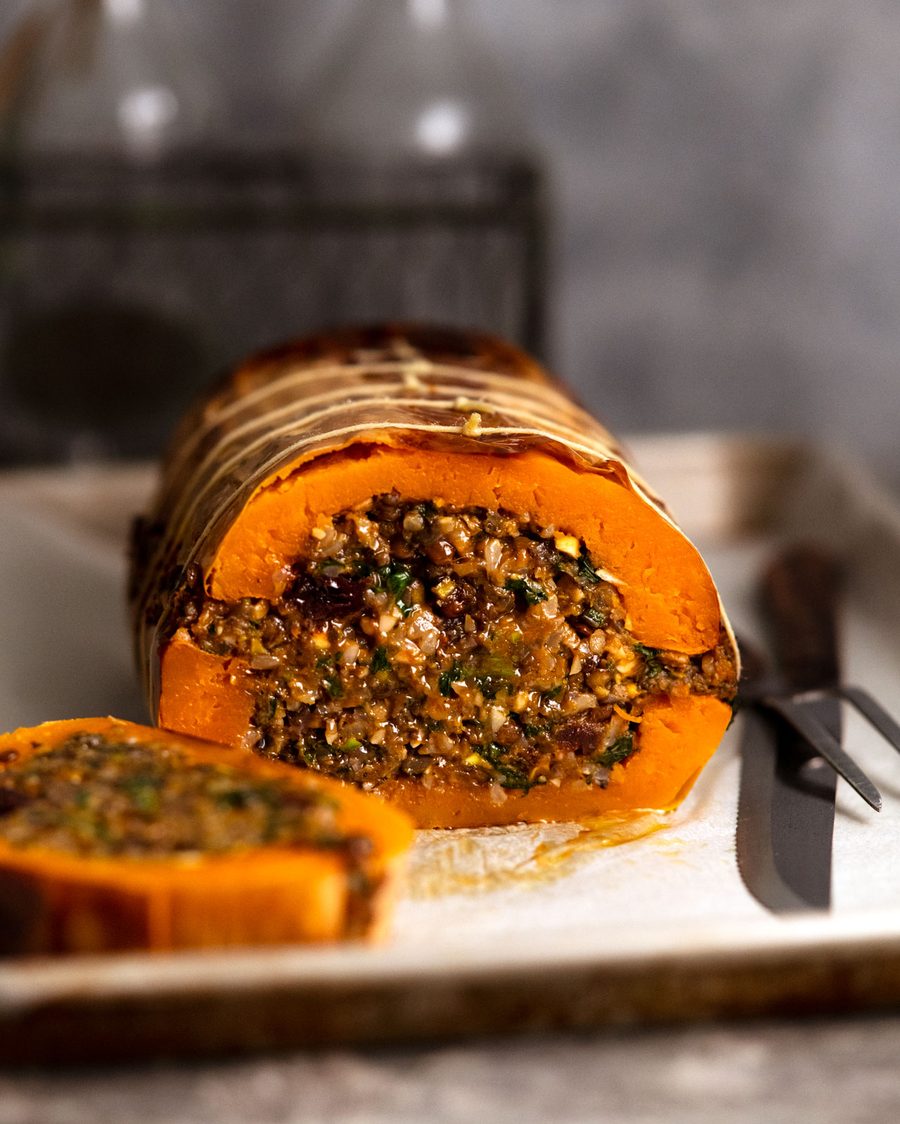 Stuffed butternut pumpkin from Dinner