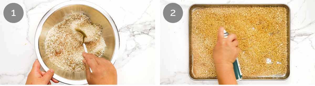 How to make Crunchy chicken taco fingers