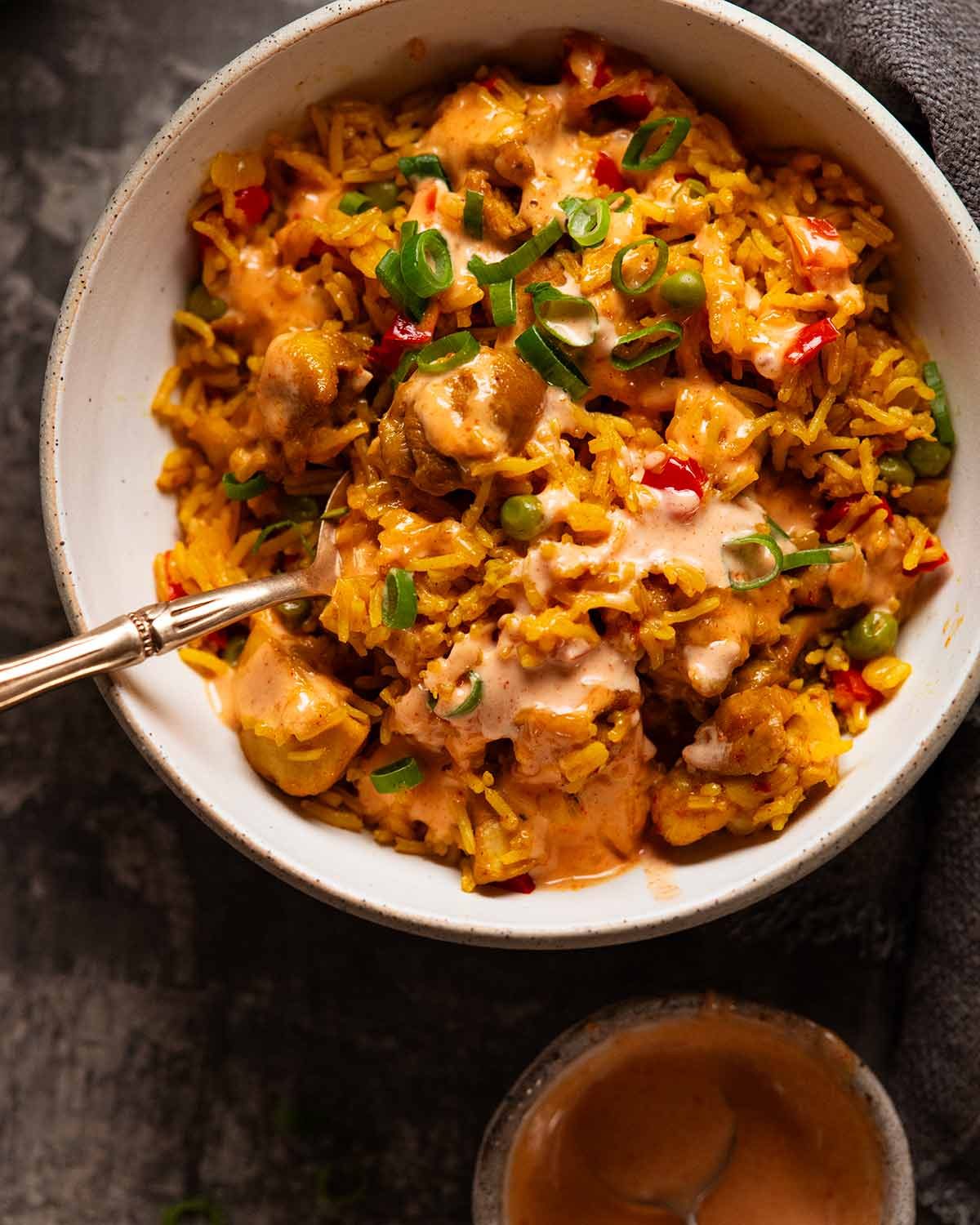 Portuguese chicken and rice - one pot recipe